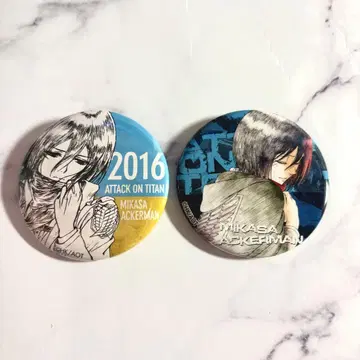 미카사 아커만 WIT STUDIO 캔뱃지 아사노 쿄지