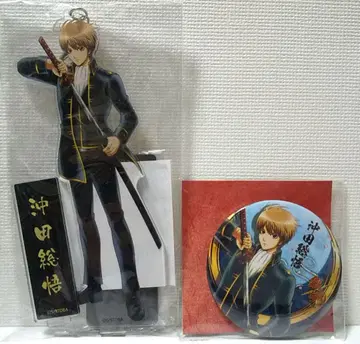 은혼 캐릭터 팝업 스토어 탄생제 캔뱃지 아크릴 키링 오키타