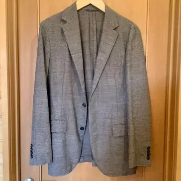 BARNEYS NEW YORK 체크 무늬 테일러드 자켓