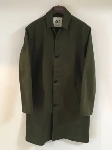 ZARA 스텐카라 코트 L 올리브 그린