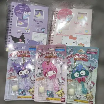 산리오 롤리팝 캔디 참 사진 포켓 부착 씰북