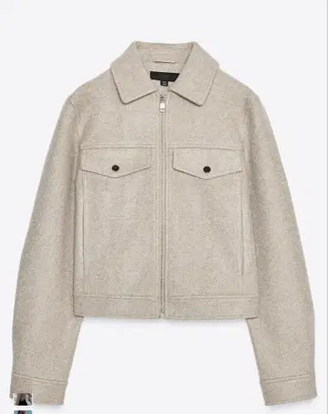 ZARA 소프트 집업 자켓 프랑스 구매