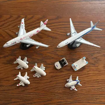 JAL & ANA 미니어처 모형과 마그넷 세트