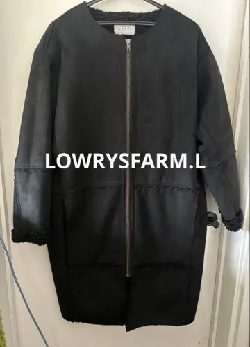 LOWRYSFARM 롱 무스탕 코트