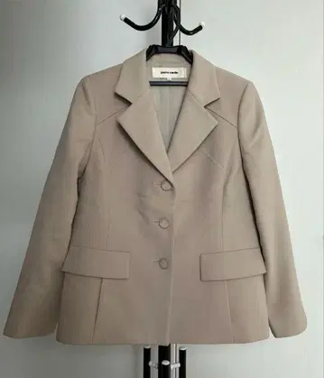 pierre cardin 울 캐시미어 테일러드 자켓