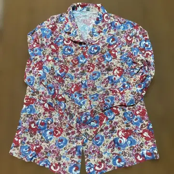 45RPM STUDIO 빈티지 꽃무늬 긴팔 셔츠