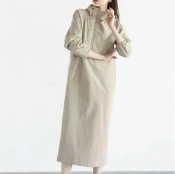 라슈드 이소재 도킹 맨투맨 원피스