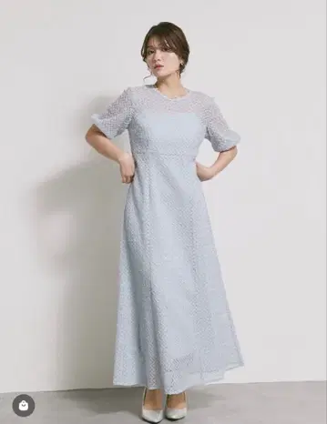 kaene 스팽글 드레스 S 색스 A라인 드레스