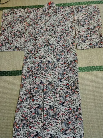 꽃무늬 코몬 기모노