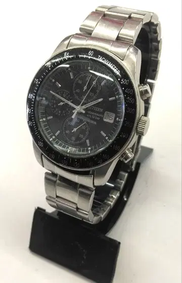 CITIZEN 크로노그래프 손목시계 작동품