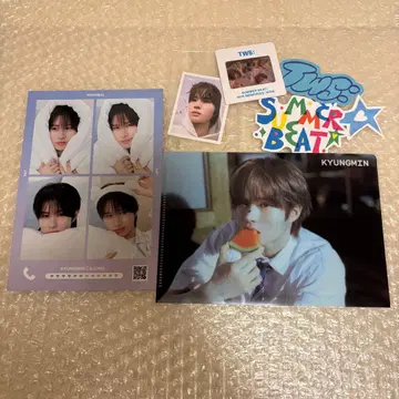 TWS 경민 굿즈 포토 카드 클리어 파일 묶음 판매