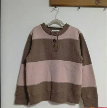 써니클라우드 울 혼방 따뜻한 풀오버 보더 M