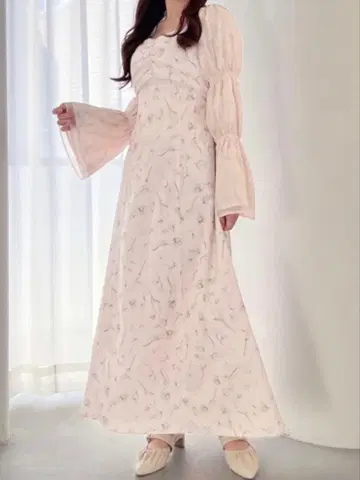 MAJESTIC LEGON 원피스 꽃무늬 핑크 S