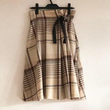 마리엘 에프데 체크 플레어 스커트 7호