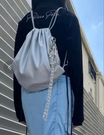 PAMEO POSE 90's Shopper Bag 실버