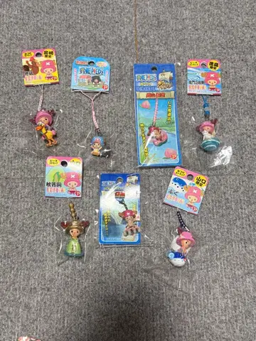 캐릭터 굿즈 스트랩 7개 세트