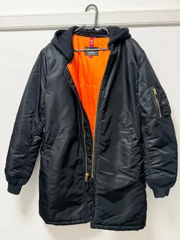 알파 블랙 MA-1 자켓 M 사이즈 롱