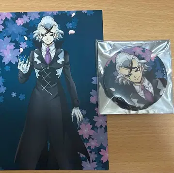 Dr.STONE 제노 혜택 엽서 캔뱃지 마루이 꽃놀이 닥스토