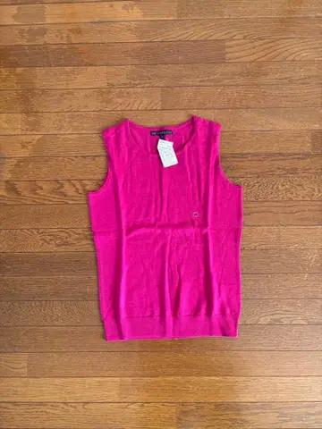 BROOKS BROTHERS 슬리브리스 스웨터 핑크