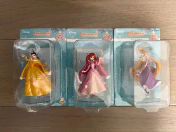 [ 새상품 미사용 ] 디즈니 프린세스 크리스마스 피규어 3개 세트