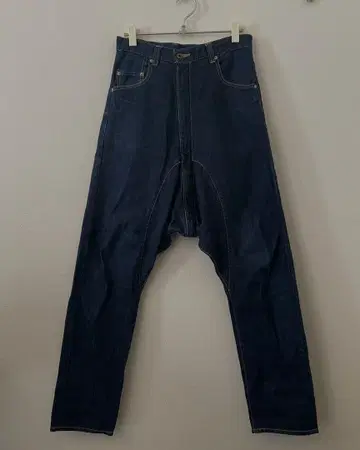 다크 블루 사루엘 팬츠