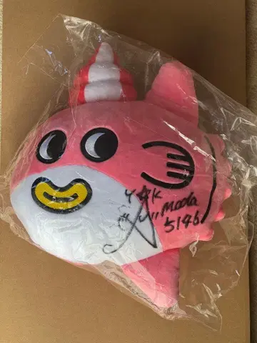 노다 아야카 사인 포함 봉제 인형