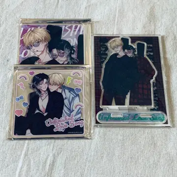 실패작의 러브송 트레이딩 아크릴 코스터 아크릴 스탠드