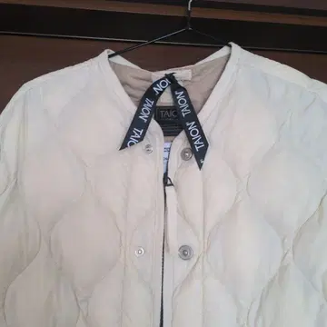 한 번 착용! TAION M65 라이너 W 지퍼 JACKETS 크림색