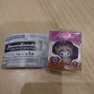 산리오 캐릭터즈 미니어처 패키지 컬렉션 쿠로미