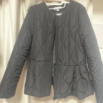 FOUND GOOD 퀼팅 자켓 집업 블랙