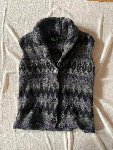 로렌 랄프 로렌 램스울 니트 베스트