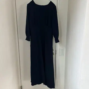 IENA 이에나 스퀘어 넥 조젯 드레스 원피스 펄