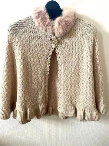 CLATHAS 퍼 달린 볼레로