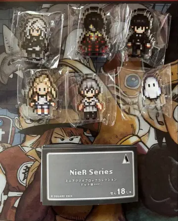 NieR 시리즈 미니 아크릴 블록 컬렉션 도트 그림 ver.