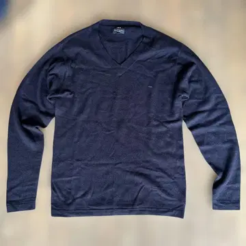 폴스미스 다크 네이비 V넥 니트