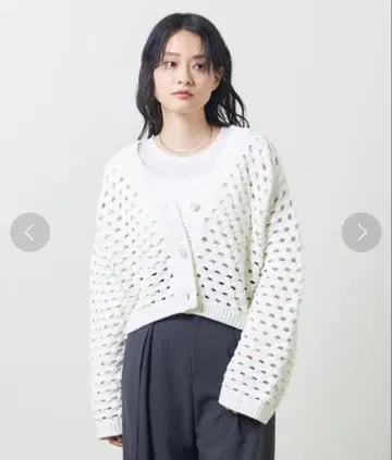 MARW UNITED ARROWS 메쉬 2WAY 가디건