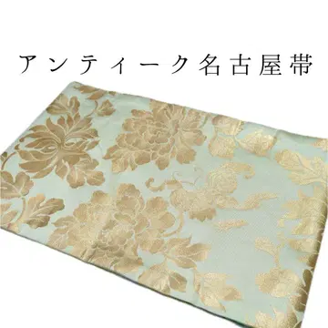 [w63] 나고야 오비 앤티크 기모노 할인