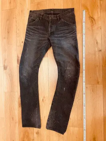 ATTACHMENT 다크 데님 슬림핏 팬츠