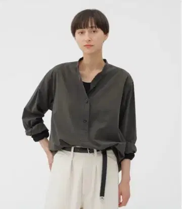 MHL. FLUID COTTON POPLIN 긴팔 셔츠