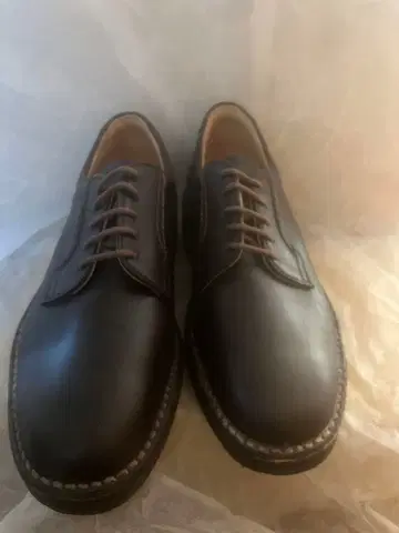 [ 미사용품 ] REGALWalker 블랙 가죽 레이스업 슈즈