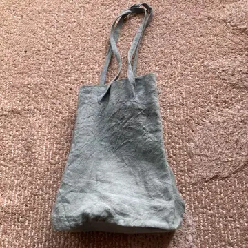 나카가와 마사시치 상점 천일염 린넨 복조리 백 청자