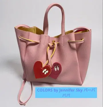 COLORS by Jennifer Sky 바바파파 콜라보 백 핑크