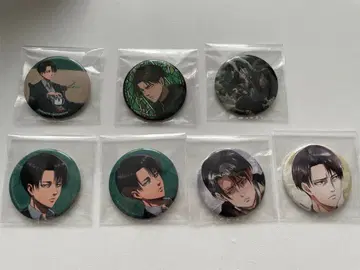 진격의 거인 리바이 캔 배지 묶음 판매