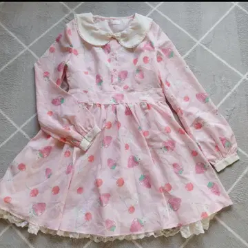 To Alice 딸기 토끼 원피스