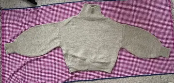 터틀 니트 사토 섬유 일본제