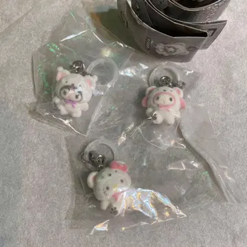 메지루시 액세서리 산리오 캐릭터즈 후와후와 스노우