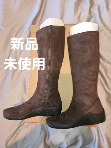 미사용 새상품 아르코페디코 롱 부츠 브라운 Size 23.0cm
