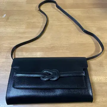 블랙 가죽 2way 백