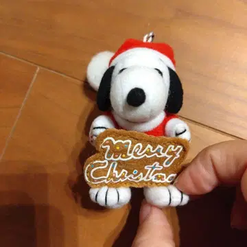 USJ 스누피 봉제 인형 스트랩 크리스마스 산타클로스