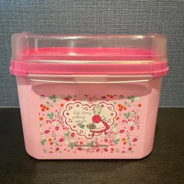 산리오 마론 크림 플라스틱 케이스 1996년 헤이세이 레트로